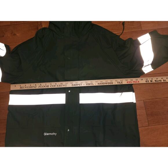 New! 2pc! Giemchy Rain Suit Unisex Waterproof Heavy Duty Rain Gear Outdoor Sz M - Picture 7 of 12